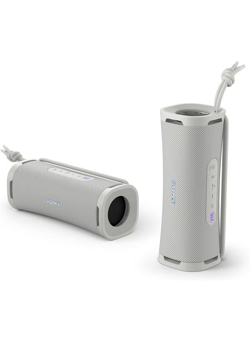 ULT Field 1 Wireless Ultra Portable Bluetooth Compact Speaker, IP67 Waterproof, Dustproof, Shockproof with Enhanced Bass, 12 Hour Battery and Detachable Strap, UAE Model, 2024 Off-White