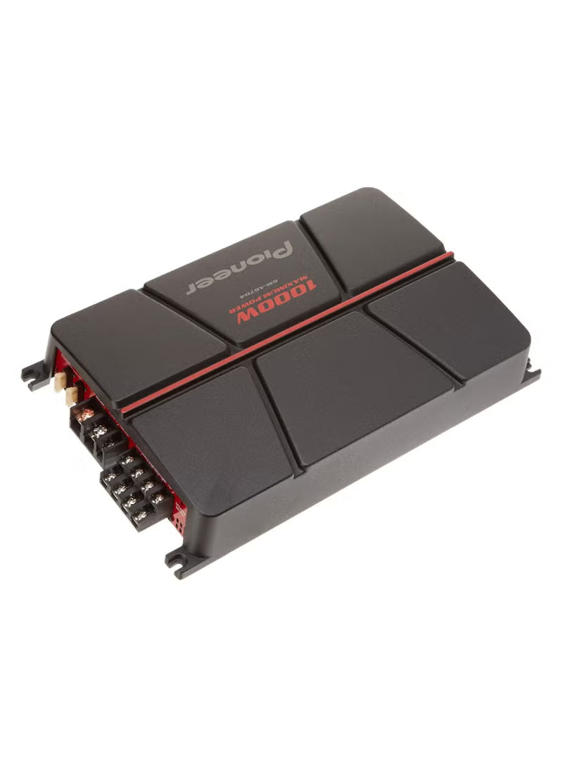 Pioneer GM-A6704 4-Channel Bridgeable Car Audio Amplifier with Adjustable Bass Boost | 170W x 4 Peak (4Ω), 60W x 4 RMS (4Ω)