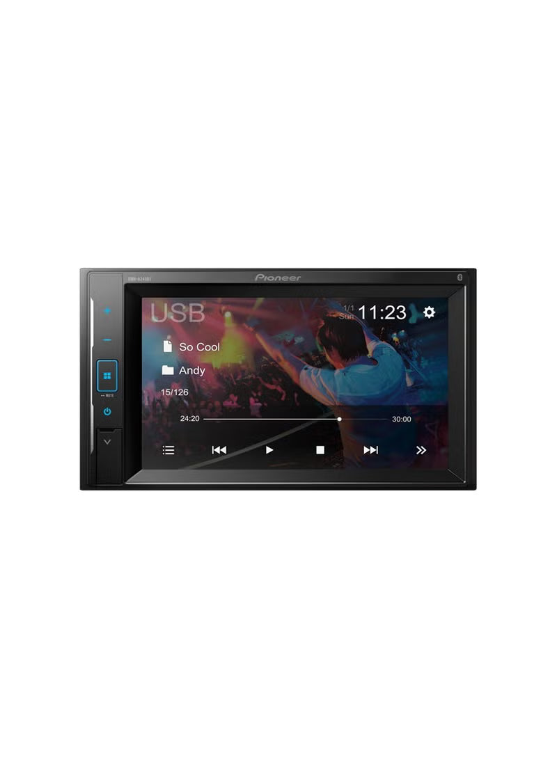 Pioneer DMH-A245BT Car Audio Stereo | 6.2″ AV Receiver with Bluetooth, USB, WebLink, Subwoofer Control