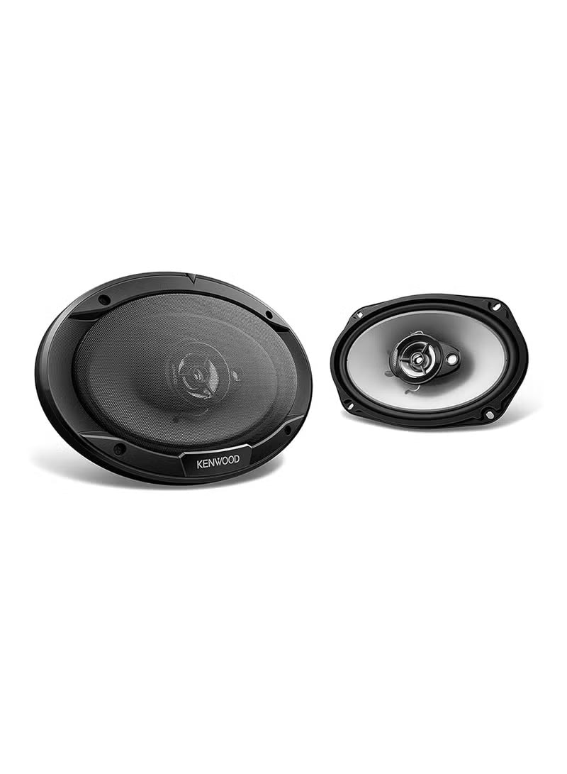 Kenwood KFC-S6966 Stage Sound Series 6"x9" 3-Way Car Speakers – 400W Peak Power, 45W RMS, Flush Mount Design