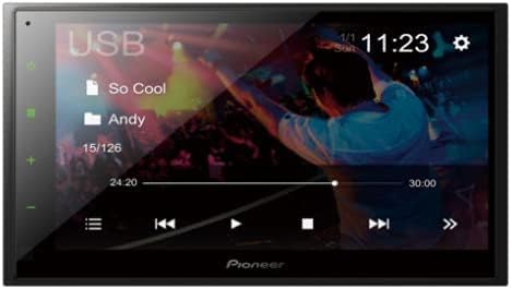 Pioneer Car Stereo DMH-A345BT,17.3 cm (6.8) WVGA Capacitive Touchscreen, BT/USB/AUX/Radio