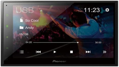 Pioneer Car Stereo DMH-A345BT,17.3 cm (6.8) WVGA Capacitive Touchscreen, BT/USB/AUX/Radio