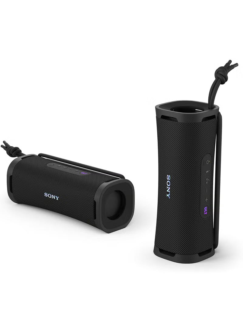 ULT Field 1 Wireless Ultra Portable Bluetooth Compact Speaker, IP67 Waterproof, Dustproof and Rustproof with Enhanced Bass, 12 Hour Battery and Detachable Strap, UAE Model, 2024 Black