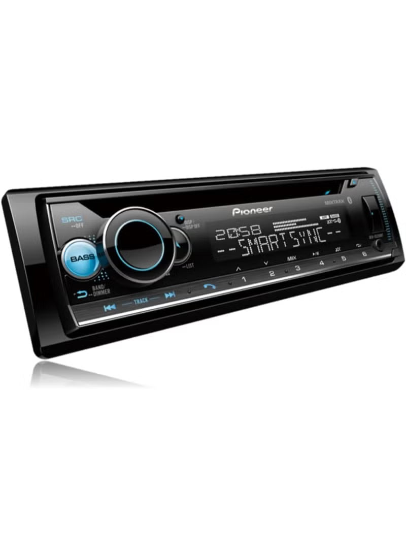 DEH-S5250BT CD and Digital Media Receiver with Dual Bluetooth Direct Control for iPhone Direct Control for Certain Android Phones Pioneer Smart Sync Compatible Dual Zone Illumination Karaoke Function