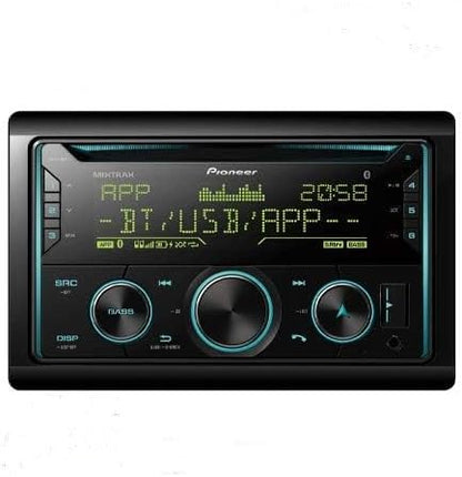 Pioneer FH-S725BT CD and Digital Media Receiver Pioneer Smart Sync Compatible, Dual Bluetooth, 3 RCA Pre-Outs, Direct Control for Certain Android Phones, Black
