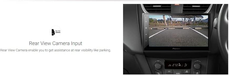 Pioneer Car Stereo DMH-A345BT,17.3 cm (6.8) WVGA Capacitive Touchscreen, BT/USB/AUX/Radio