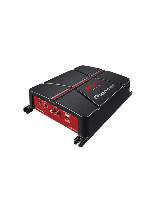 Pioneer GM-A3702 2-Channel Bridgeable Amplifier - 500W Peak Powerful Car Audio Amplifier with Adjustable Bass Boost