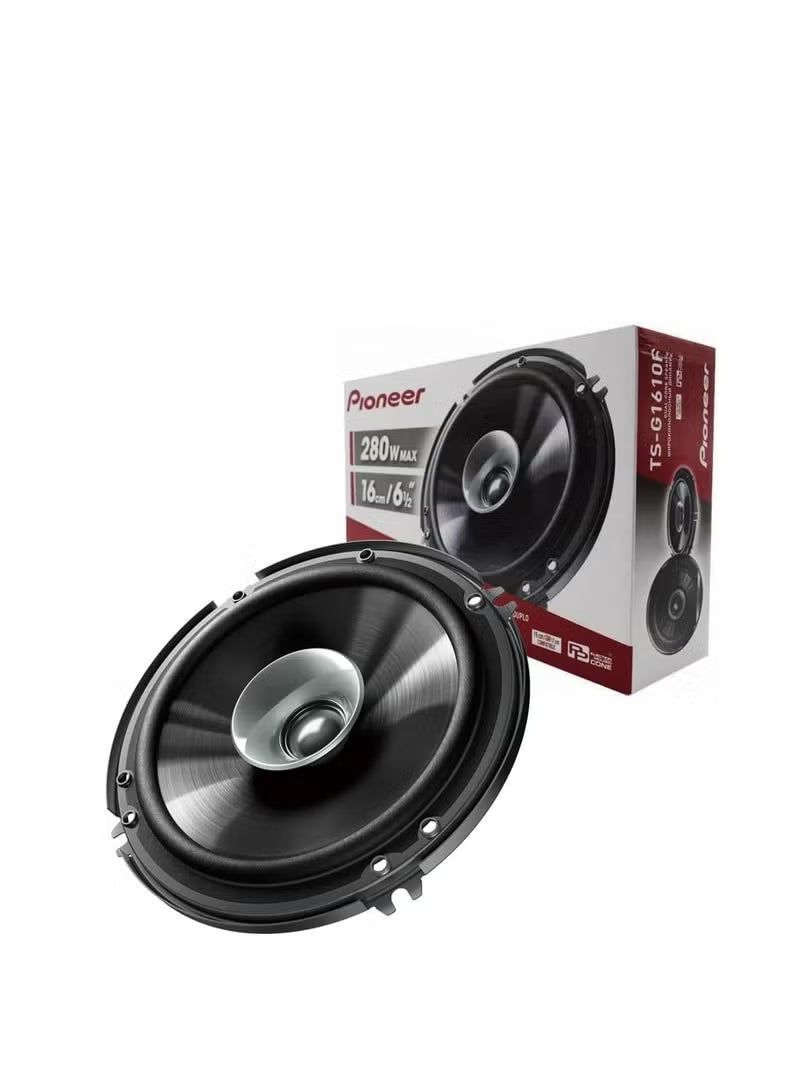 Pioneer TS-G1610F 6.5" 2-Way Coaxial Car Audio Speakers | Nominal Power 40W, Peak Power 280W
