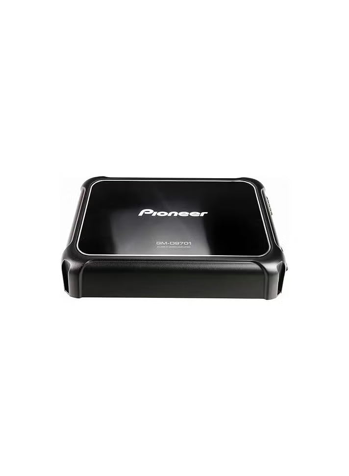 Pioneer Pioneer GM-D9701, 2400W car amplifier, 1200W RMS amplifier, Class-D monoblock amplifier, car audio amplifier, subwoofer amplifier, bass boost remote, 1-ohm stable amplifier, MOSFET power supply, variable low-pass filter