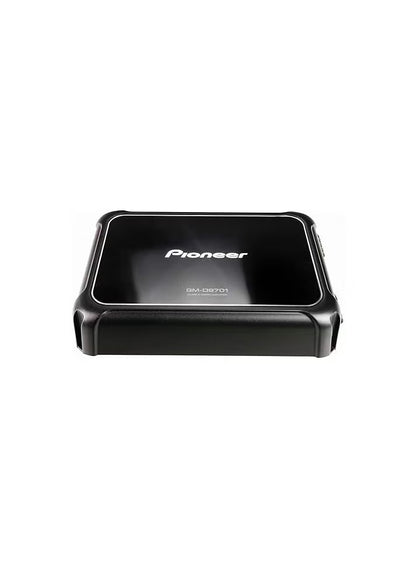 Pioneer Pioneer GM-D9701, 2400W car amplifier, 1200W RMS amplifier, Class-D monoblock amplifier, car audio amplifier, subwoofer amplifier, bass boost remote, 1-ohm stable amplifier, MOSFET power supply, variable low-pass filter