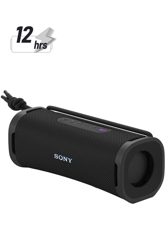 ULT Field 1 Wireless Ultra Portable Bluetooth Compact Speaker, IP67 Waterproof, Dustproof and Rustproof with Enhanced Bass, 12 Hour Battery and Detachable Strap, UAE Model, 2024 Black