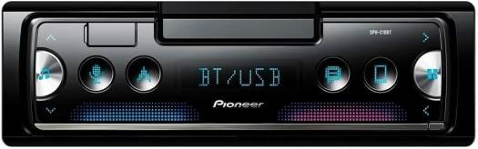 Pioneer SPH-C10BT Smartphone Receiver with Pioneer Smart Sync connectivity, Dual Bluetooth, Black