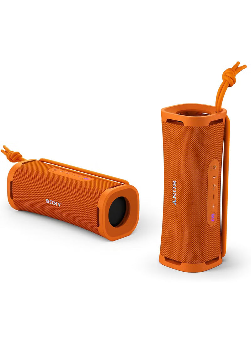ULT Field 1 Wireless Ultra Portable Bluetooth Compact Speaker, IP67 Waterproof, Dustproof, Shockproof with Enhanced Bass, 12 Hour Battery and Detachable Strap, UAE Model, 2024 Orange