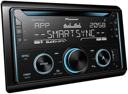 Pioneer FH-S725BT CD and Digital Media Receiver Pioneer Smart Sync Compatible, Dual Bluetooth, 3 RCA Pre-Outs, Direct Control for Certain Android Phones, Black