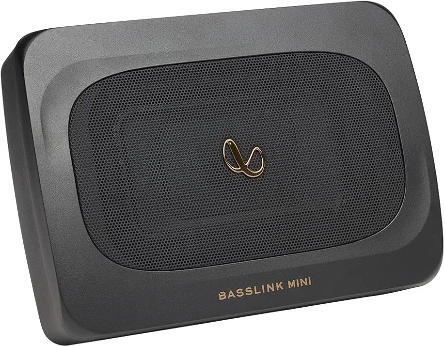 BASS LINK MINI-I – Compact Active Underseat Car Subwoofer  Deep Bass. Clean Output. Space-Saving Design.