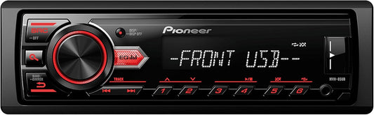 Pioneer MVH-85UB Digital Media Car Stereo Receiver, USB, Auxiliary, MP3 Playback, Mixtrax, Media App Control, Siri Eyes Free Compatible