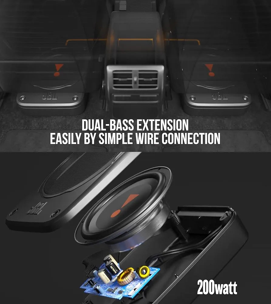 JBL BASSPRO LITE – Compact Active Car Subwoofer | Deep Bass in Small Space