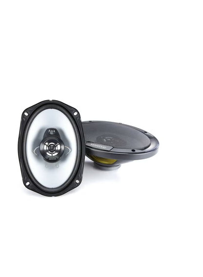 Kenwood KFC-S6966 Stage Sound Series 6"x9" 3-Way Car Speakers – 400W Peak Power, 45W RMS, Flush Mount Design