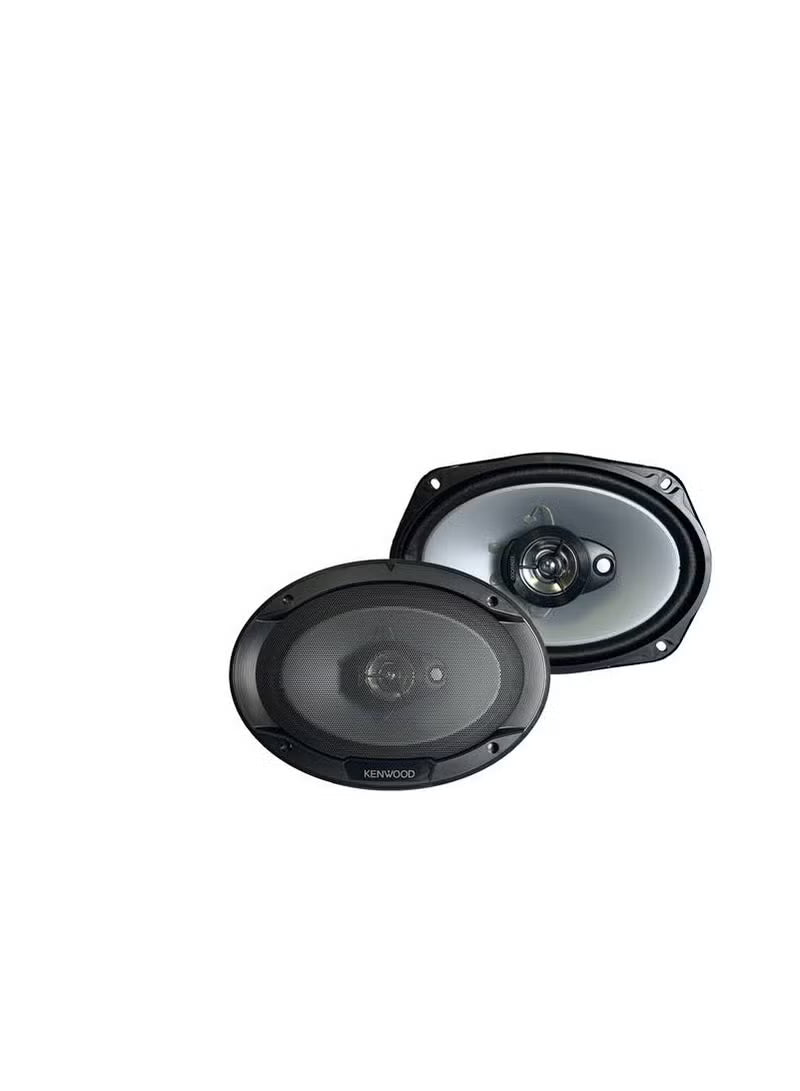 Kenwood KFC-S6966 Stage Sound Series 6"x9" 3-Way Car Speakers – 400W Peak Power, 45W RMS, Flush Mount Design