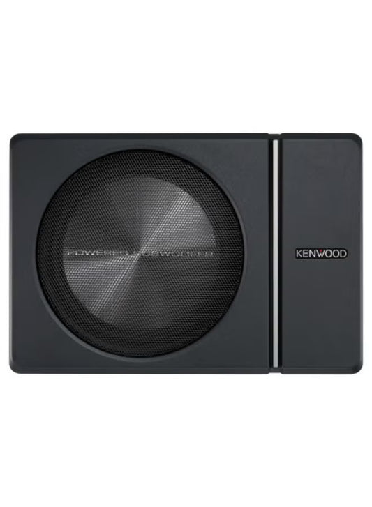Kenwood KSC-PSW8 250W Max (150W RMS) Single 8" Under Seat Powered Subwoofer Enclosure W/Remote Control