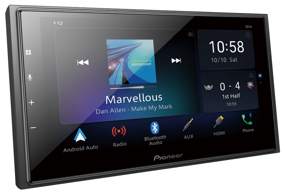 Pioneer DMH-Z6350BT 6.8" Hi-Res Audio AV Receiver with Wireless Apple CarPlay and Android Auto