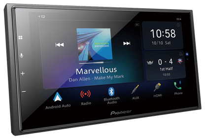 Pioneer DMH-Z6350BT 6.8" Hi-Res Audio AV Receiver with Wireless Apple CarPlay and Android Auto