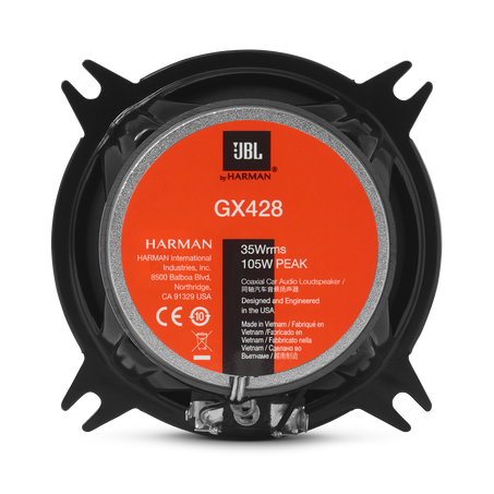 BL GX-428 – 4" 2-Way Coaxial Car Speaker Pair | 35W RMS / 105W Peak | 90dB Sensitivity | Plus One™ Woofer Cone | Compact Factory Fit Upgrade