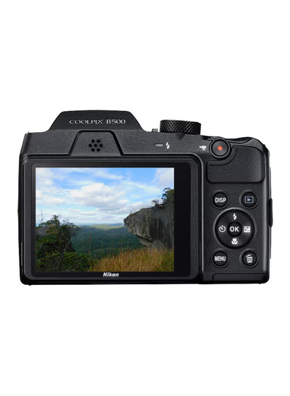 Nikon Coolpix B500 Point And Shoot Camera 40X Wide Optical Zoom-Nikkor Ed Glass Lens 16Mp With Tilt Lcd Screen, Built-In Wi-Fi, Nfc tooth
