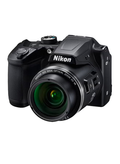 Nikon Coolpix B500 Point And Shoot Camera 40X Wide Optical Zoom-Nikkor Ed Glass Lens 16Mp With Tilt Lcd Screen, Built-In Wi-Fi, Nfc tooth