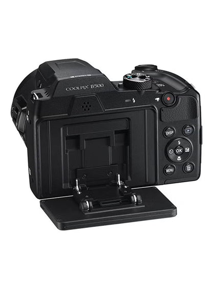 Nikon Coolpix B500 Point And Shoot Camera 40X Wide Optical Zoom-Nikkor Ed Glass Lens 16Mp With Tilt Lcd Screen, Built-In Wi-Fi, Nfc tooth