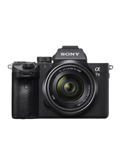 Alpha A7 III Full-Frame Professional Camera 35Mm Sensor With Sel2870 Interchangeable Lens, 24.2 Megapixels - Black (Ilce-7M3K)