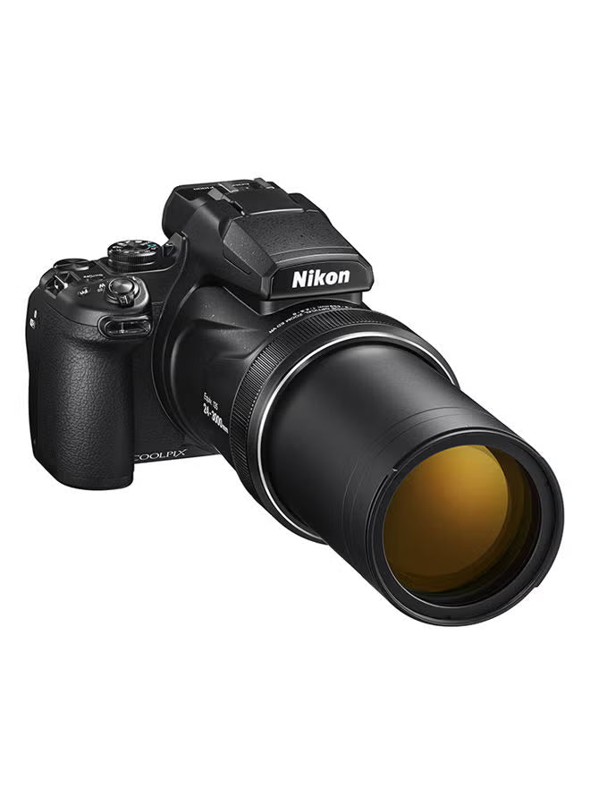 Coolpix P1000 Point And Shoot Camera 125x Wide Optical Zoom-Nikkor ED Glass Lens 16MP With Vari-Angle LCD Screen Built-In Wi-Fi And Bluetooth