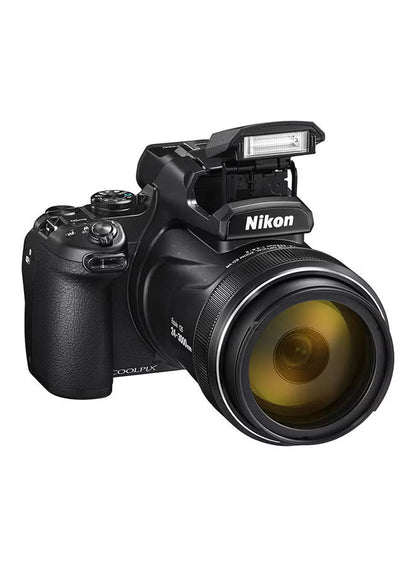 Coolpix P1000 Point And Shoot Camera 125x Wide Optical Zoom-Nikkor ED Glass Lens 16MP With Vari-Angle LCD Screen Built-In Wi-Fi And Bluetooth