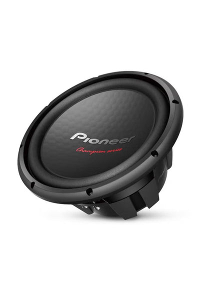 Pioneer TS-W312S4 12″ Single Voice Coil 4 ohm Component Car Subwoofer | 500W RMS, 1600W Peak Power