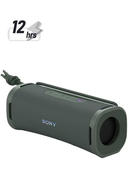 Sony ULT Field 1 Wireless Ultra Portable Bluetooth Compact Speaker, IP67 Waterproof, Dustproof, Shockproof with Enhanced Bass, 12 Hour Battery and Detachable Strap, UAE Model, 2024 Forest Grey
