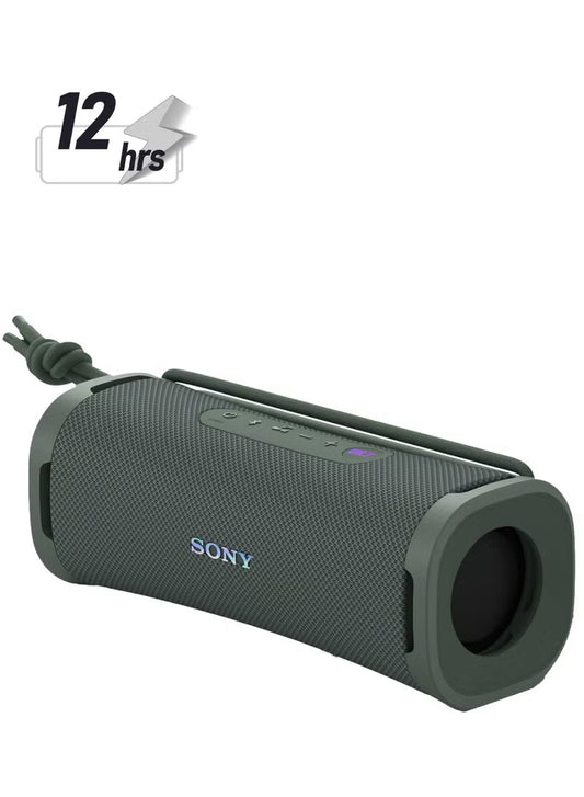 Sony ULT Field 1 Wireless Ultra Portable Bluetooth Compact Speaker, IP67 Waterproof, Dustproof, Shockproof with Enhanced Bass, 12 Hour Battery and Detachable Strap, UAE Model, 2024 Forest Grey