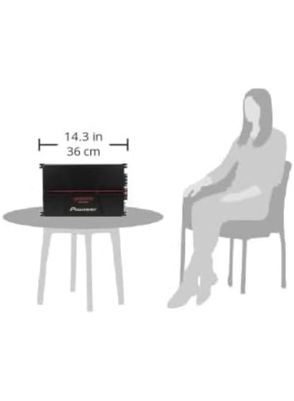 Pioneer GM-A5702 2 Channel Bridgeable Amplifier with Bass Boost