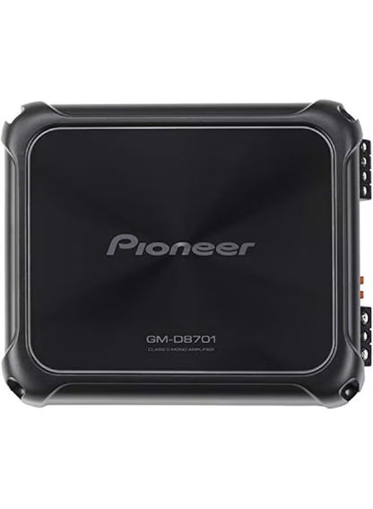 Pioneer Gm-D8701 1600W Class D Mono Amplifier With Bass Boost Remote