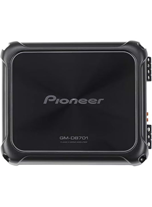 Pioneer Gm-D8701 1600W Class D Mono Amplifier With Bass Boost Remote
