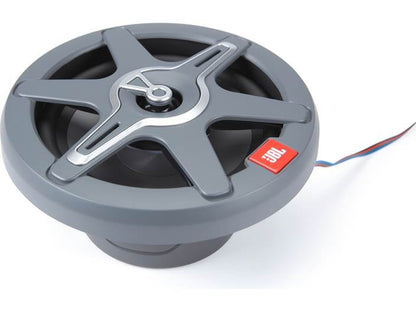 JBL Club Marine 62 – 6.5" 2-Way Marine Speaker Pair | 75W RMS / 225W Peak | RGB LED Light | Waterproof IPx5 | UV & Salt-Resistant Boat Audio System