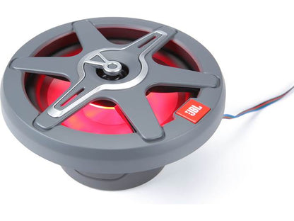 JBL Club Marine 62 – 6.5" 2-Way Marine Speaker Pair | 75W RMS / 225W Peak | RGB LED Light | Waterproof IPx5 | UV & Salt-Resistant Boat Audio System