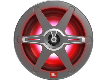 JBL Club Marine 82 – 8" 2-Way Marine Speaker Pair | 150W RMS / 450W Peak | RGB LED Light | Waterproof IPx5 Boat Audio | UV & Salt-Resistant Outdoor Speaker