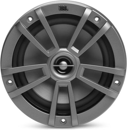 JBL MARSPKST6GRY – Marine Stage 6.5" Gray 2-Way Boat Speaker Pair | 60W RMS / 180W Peak | Waterproof, UV & Salt-Resistant Outdoor Audio System